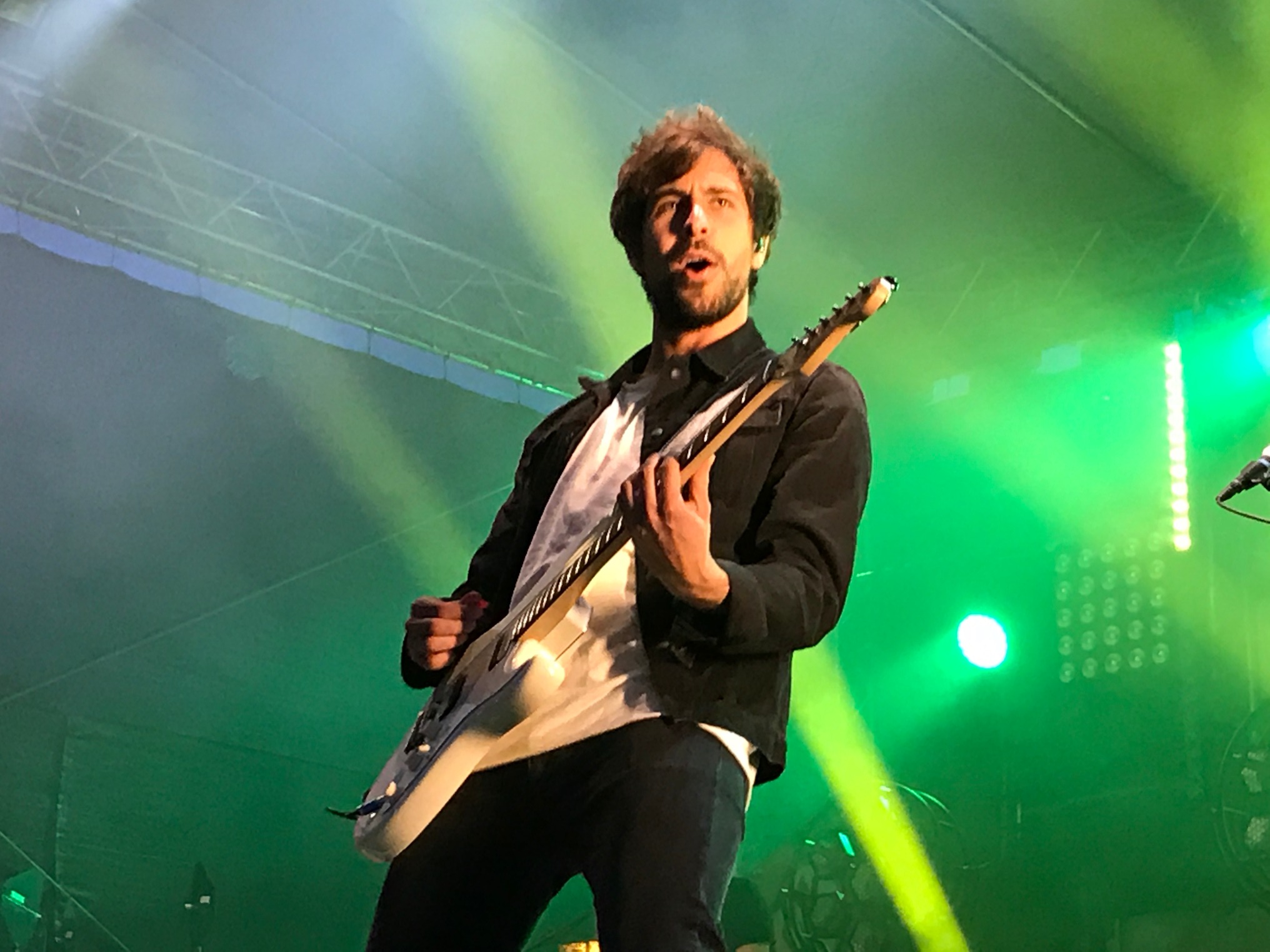 Live-Musiker bei einem Stadtfest